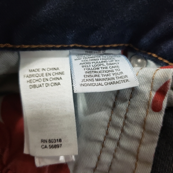 Lucky Brand Jeans Size 10/30 Leyla Boot Blue Denim - Picture 6 of 6